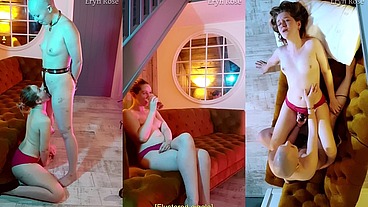 Chastity tease with Willow - with subtitles