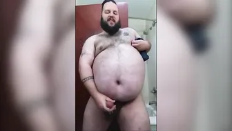 Chubby bear cumshot compilation with fat guys jerking and shooting