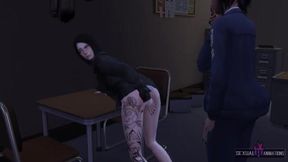 Thief is Fucked Hard by Lesbian Police - Sexual Hot Animations