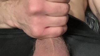 Gym jerk-off: leggings and boxing training gay fitness