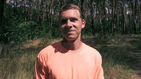 Aging Czech hottie enjoys a fast-paced romp in the woods