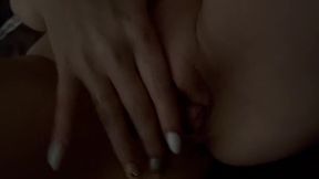 Hot Bitch Sexually Caresses Her Pussy and Ass with a Butt Plug