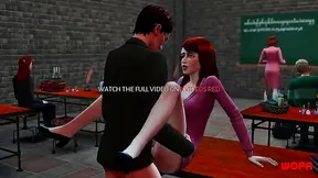 Hermione Cheats With Harry While Ron Watches Helplessly In Anime Sex Cuckold Scene