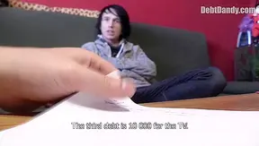 Owe a Blowjob? This Long-Haired Twink Takes Cash Back in Anal – Debt Paid in Full POVR