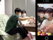 ライブ配信でどこまでバレないか...気持ちよすぎるライブ配信、、。Japanese hentai video. 素人/NTR/巨乳