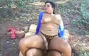 Ass fuck in the woods
