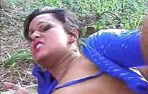 Ass fuck in the woods