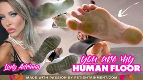 You are my human floor ( Foot Domination POV with Lady Adriana ) - FULL HD wmv