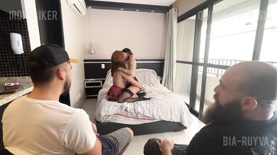 Delicious couple swap with Ruyva!! He in our mouths!!