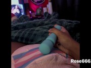 Black Trans Girl Edging Herself
