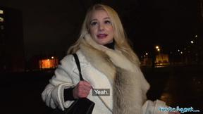 ”Blonde Hot Girl Filled with Cum”