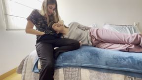 Dominatrix Nurse Likes To Dominate Me And Crush Me With Her Big Ass