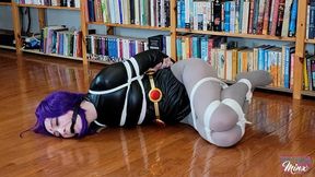 Heroine Frozen, Bound and Gagged (MP4 Format)