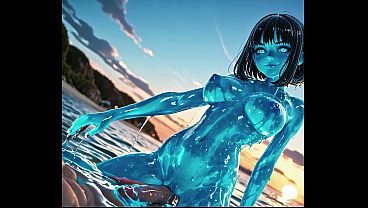 Gelara - A Shapeshifting Nymph Who Flows Wherever Pleasure Leads Her - AI Generated