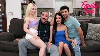 Haley & Jamie's First Kiss Ignites a Wild Orgy with Multiple Partners