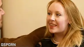 Thick natural melons British blonde COUGAR gets a great oral and then pounded