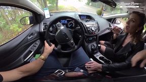 nympho wife julia north quick anal fuck in the forest - from vr