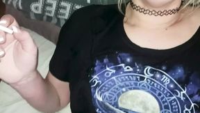 Tease taunts cock&#x1F346; with wet lips before riding dick&#x1F346; until creamy climax&#x1F680;.