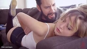 Big cock stepdad fucking young babe