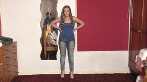 Beautiful Sophie Models Off Her New Platform Heels (4K)