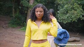 Latinas and Waterfalls! Juh Jackson &amp; Nathy Oliveira  at ClubSweethearts