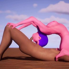 Alien Woman Gets Bred By Older Man - 3D Animation