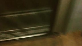 Follow friend's slut wife into public camp shower and cabin to creampie