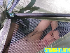 Dominant Nico Ruiz bangs my tasty ass and wet mouth outdoors