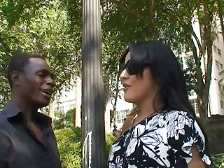 public shemale pick up - black man fucks horny transsexual