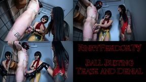 Ballbusting Tease and Denial 4K ft Latex Asian Mistress Youko Miss Opium #BallbustingGoddess #CBTFemdom #DestroyedByGoddess