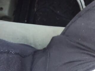 Cumming in my Car after Work