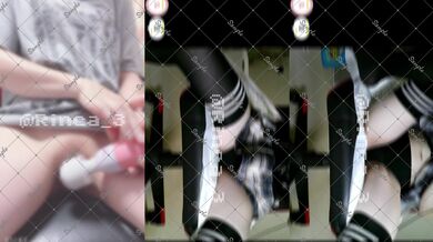 Peeing in container during streaming