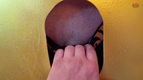 Student fucks my mouth at gloryhole