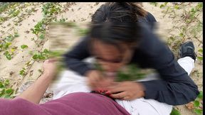 dia de anal na praia com voyer safados