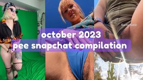 october 2023 pee snapchat compilation