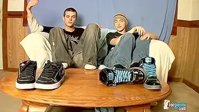 Foot Play Jack Off Boys - Cain And Blinx