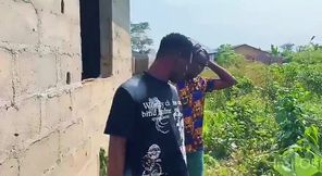 Trekking with a Friend to Secretly Fuck in Uncompleted House