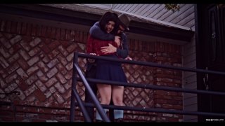 Adorable Dark Haired Yhivi Sucks Ryan Madison's Dick and They Have Hot Sex