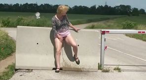 Pissing on a ramp