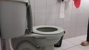 Camera in my stepsister's bathroom catches her pissing