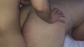 Plus-size unge hvide buttede homoseksuelle bliver analt kneppet