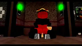 Three FNAF Bots Ignite Horny Desires in Sultry Roblox Roleplay Fantasy
