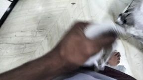 Enjoying with my big black cock only aunty