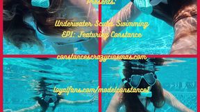 Underwater Scuba Swimming Ep 1 Featuring Constance wmvsm