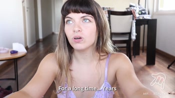 First Facial Frenzy: I Crave Cum on My Face & Mouth