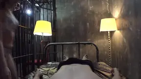 Asian Granny plays with and devours young man's erection in a relentless