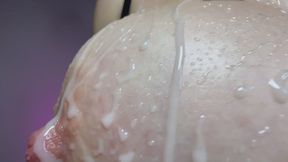 Cum Cleaning Mommy's Big BBC Cum Covered Tits