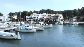 Permanent horny beach slut Nena pulls naked