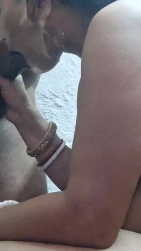 Beutiful Sister in Law Giving Best Blowjob and Riding on Dick