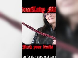 DomLadyMia-SlaveOfM Red welts for the whipped serf Part1